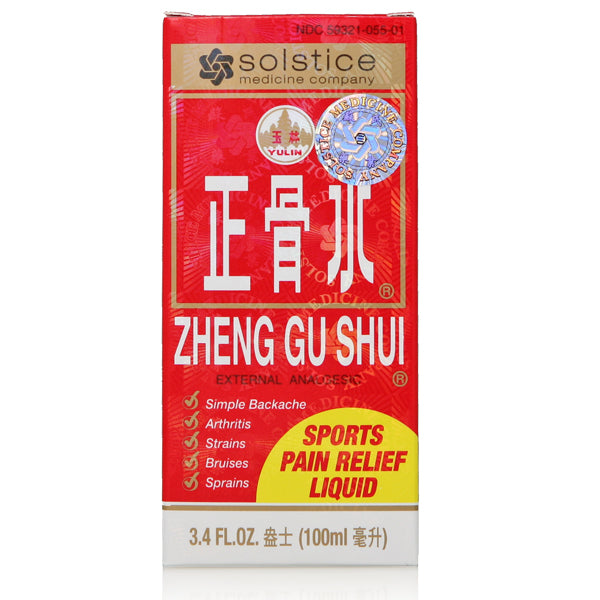 Solstice medicine company Zheng Gu Shui, external analgesic 3.4 FL.OZ (100ml)