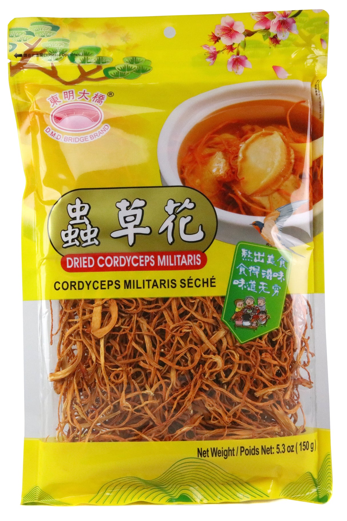 Chong Cao Hua / Cordyceps Militaris Seche