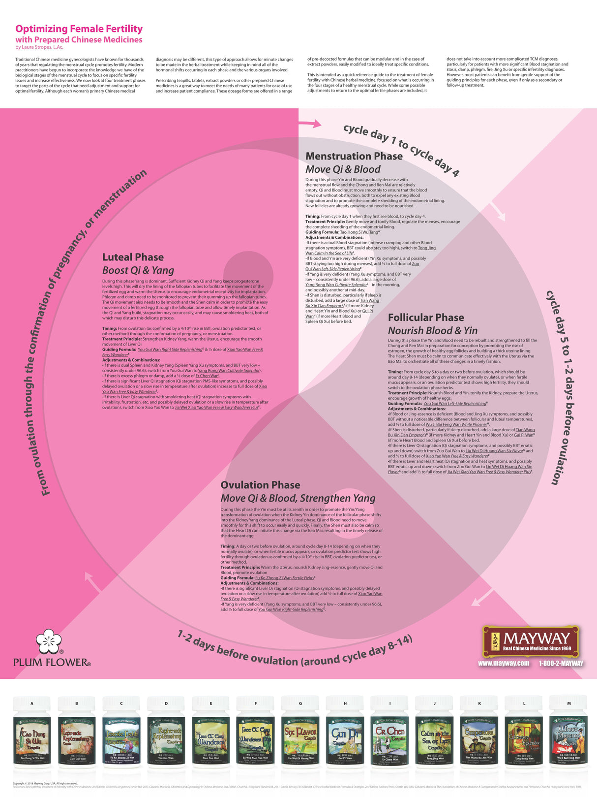 Four Phase TCM Fertility Poster