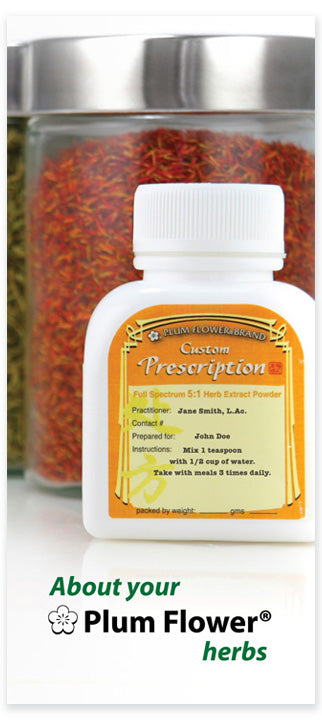 Pamphlet- About Your Plum Flower® Herbs