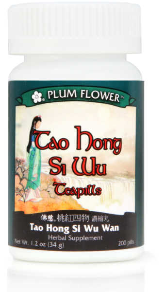 Plum Flower™ Tao Hong Si Wu Teapills