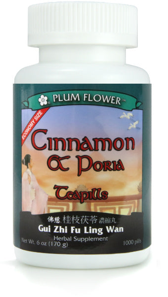 Plum Flower™️ Cinnamon & Poria Teapills, economy size