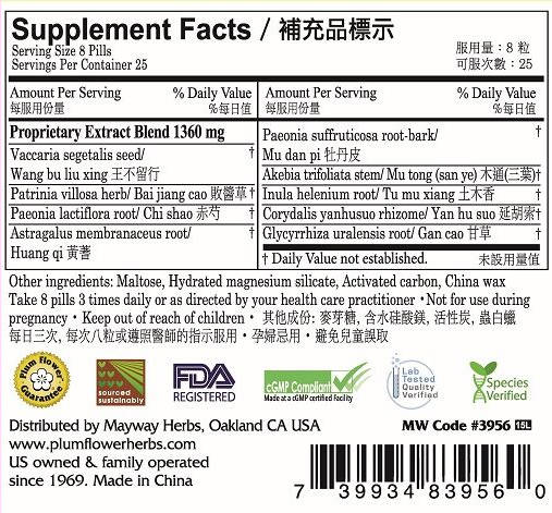 Plum Flower™ Kai Kit Wan, supplement facts
