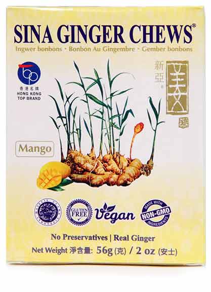 Ginger Chew (mango) - front