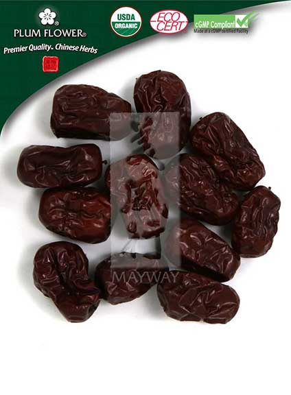 Plum Flower™️ Da Zao (hong), unsulfured- Certified Organic