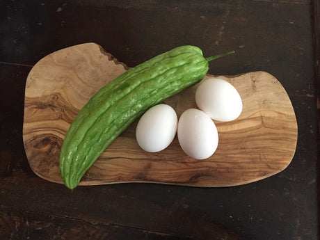 Spring Recipe: Bitter Melon and Fried Eggs