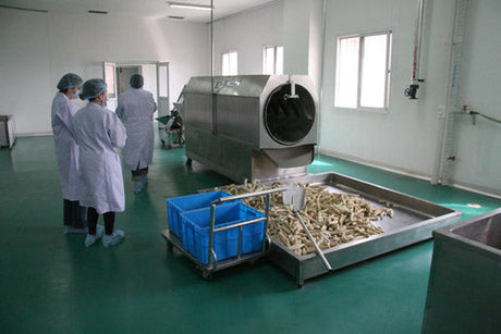 Herb Processing  at the Mayway Hebei Facility