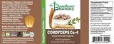 Bamboo Pharmacy™️ Cordyceps Cs-4 Capsules - full label