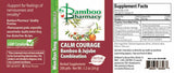 Bamboo Pharmacy® Calm Courage Teapills - Full Label
