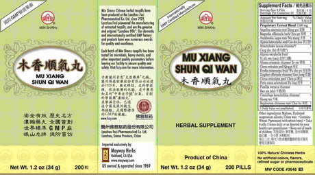 Min Shan®  Mu Xiang Shun Qi Wan - box panels