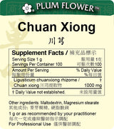 Plum Flower™️ Chuan Xiong extract granule-supplement facts