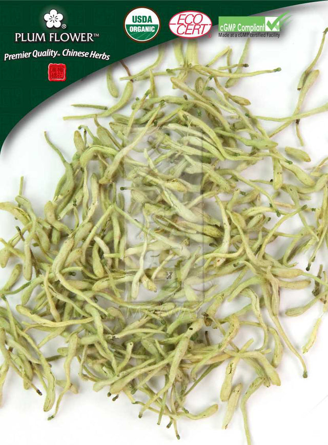 Plum Flower™️Jin Yin Hua, unsulfured- Certified Organic