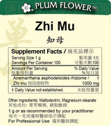 Plum Flower™️ Zhi Mu extract granule-supplement facts