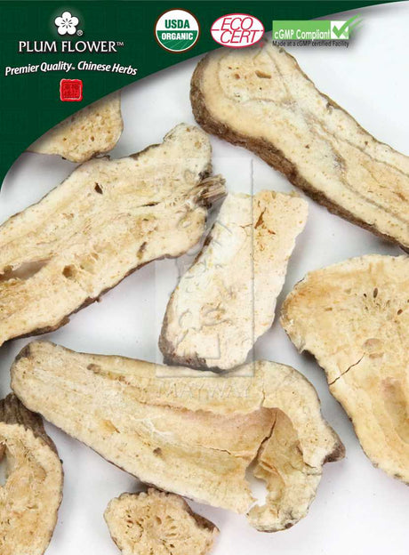 Plum Flower™️ Bai Zhu, unsulfured- Certified Organic