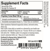 Bamboo Pharmacy™️ Immune System Support, supplement facts