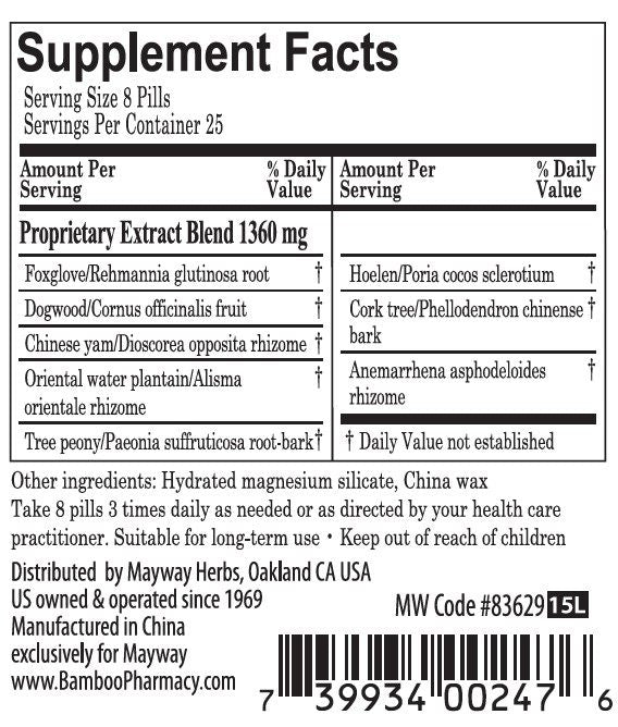 Bamboo Pharmacy™️  Menopause Support, supplement facts