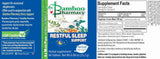Bamboo Pharmacy™️Restful Sleep Support - full label