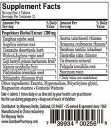 Bamboo Pharmacy™️  Cognitive Support - supplement facts