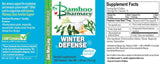 Bamboo Pharmacy™ Winter Defense, full label