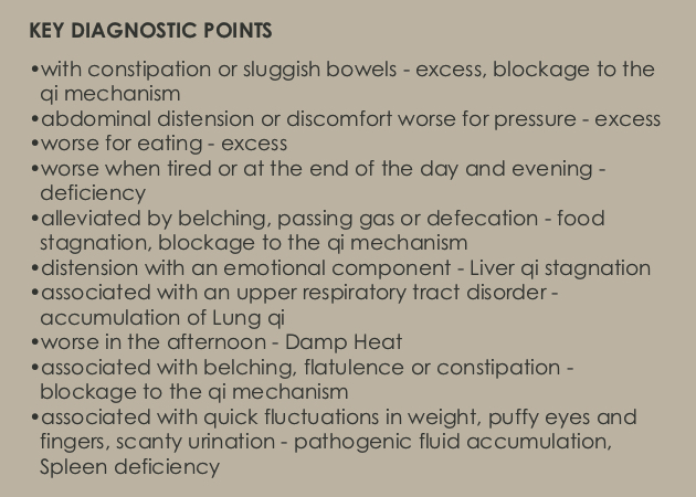 key diagnostic points