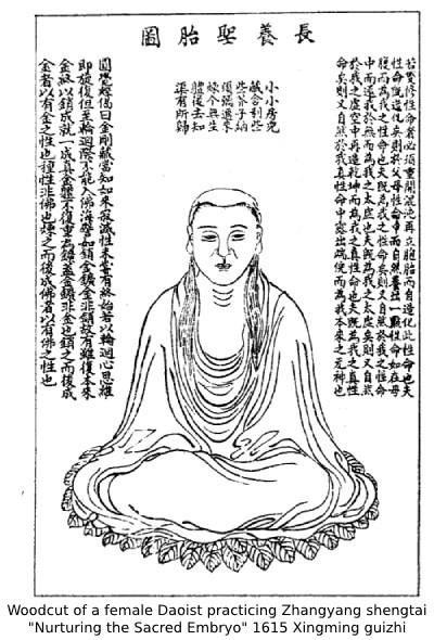 image of a daoist sketch relating to pregnancy