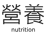 chinese character for nutrition