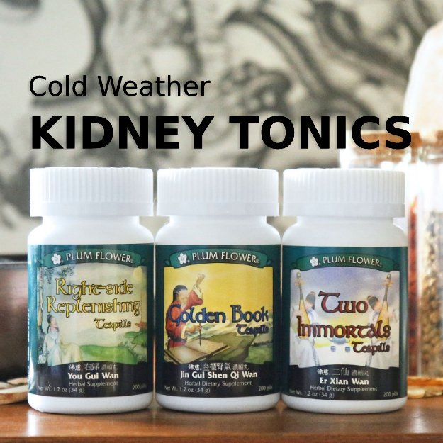 Picture of 3 bottles of kidney tonic formulas