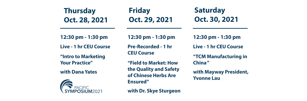 Pacific Symposium Schedule